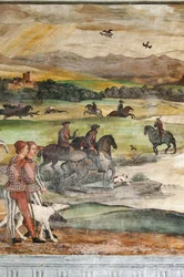 Scène de chasse (détail)
