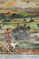 Scène de chasse (détail)