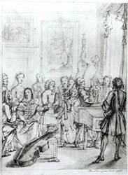 Concert à Montague House, 1736