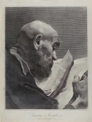 Saint Matthieu, extrait de La Sainte Famille et les douze apôtres