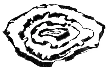 Isoipse, 2023 (encre sur papier)