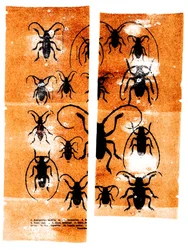 Foulards, 2023 (techniques mixtes)