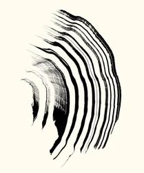 Vibration_01, 2023 (encre sur papier)