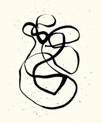 Vibration_03, 2023 (encre sur papier)