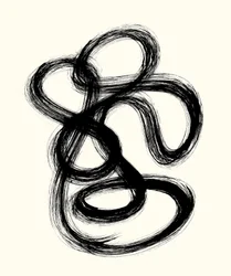 Vibration_04, 2023 (encre sur papier)