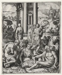 Une assemblée de savants, vers 1515-1527