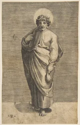 Saint Matthieu tenant une bourse, ca. 1515-27