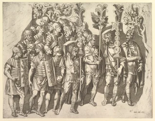 Speculum Romanae Magnificentiae : Une légion romaine de la colonne de Trajan, 16ème siècle