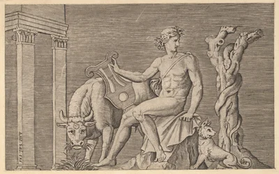 Speculum Romanae Magnificentiae: Apollon gardant les troupeaux d