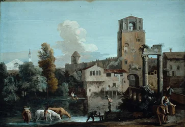 Un capriccio avec des chevaux s