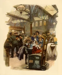 Gare de Cannon Street, vers 1900, 1945
