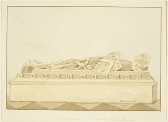 Effigie de Maurice, 7e comte de Berkeley dans la cathédrale de Bristol