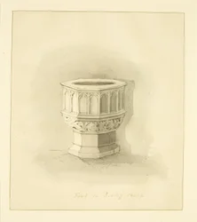 Fonts baptismaux dans l