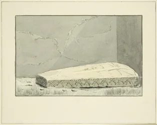 Vieille pierre tombale à Saint-Philippe