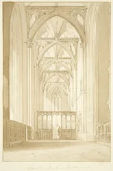 Bas-côté sud de la cathédrale de Bristol