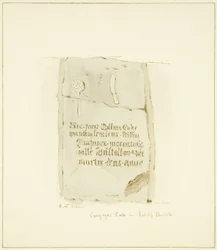 Pierre tombale du cuisinier de Canynges