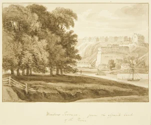 Windsor Terrace, Clifton, depuis le sud de l