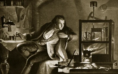 James Watt et la machine à vapeur, illustration de 