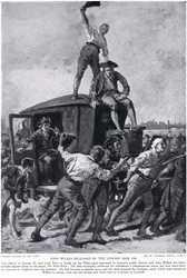 John Wilkes libéré par la mafia londonienne