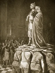 Le couronnement de Marcien, illustration tirée de « L