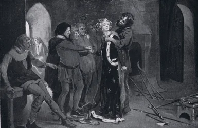 La belle fille du Kent embrassée par les insurgés AD1381