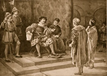 Thome de Sousa, premier gouverneur général du Brésil (lithographie)