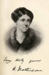 Harriet Martineau (1802-1876) illustration de 