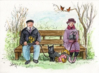 Rencontre dans le parc
