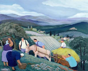 La charrette de foin