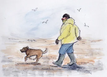Promener le chien - 01