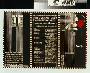 « La cocarde blanche », illustration pour un menu