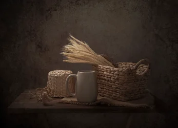 Ambiance rustique et chaleureuse des récoltes