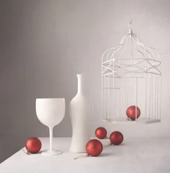 Une élégante nature morte de Noël