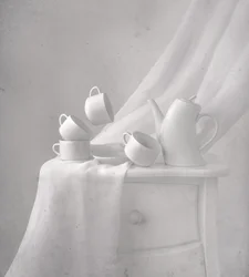 Thé blanc flottant