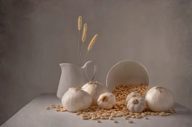 Ail et haricots blancs