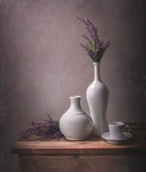 Nature morte aux vases de lavande