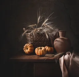 Nature morte rustique d