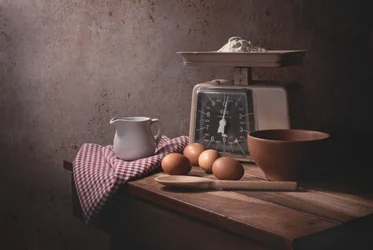 Préparation de la boulangerie rustique