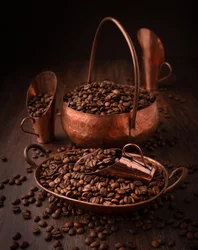 Café au cuivre rustique