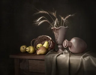 Nature morte « Récolte rustique »