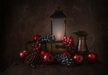 Nature morte « Récolte rustique »