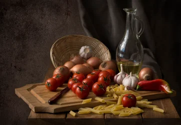 Ingrédients italiens rustiques