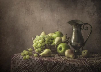 Nature morte vintage aux fruits