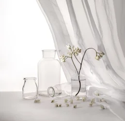 Nature morte florale blanche