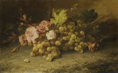 Nature morte avec des raisins