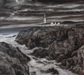 Tempête sur les rochers
