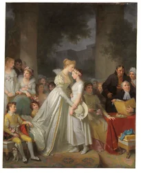 Le baiser protecteur de la châtelaine locale