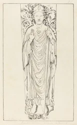 Évêque Wulstan, dans la cathédrale de Worcester