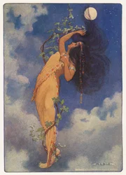 Illustration pour Hiawatha par Longfellow