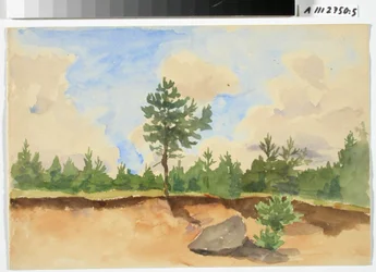 Étude de paysage, sablière